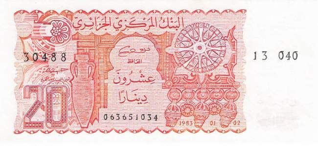 Algerien p.133-1 20 Dinars 1983